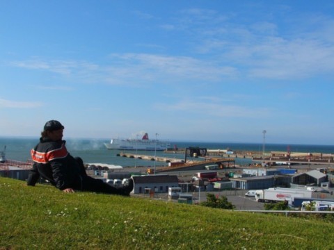 Alain Klein a Rosslare Harbour