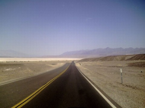 Notre Harley a la Dead Valley