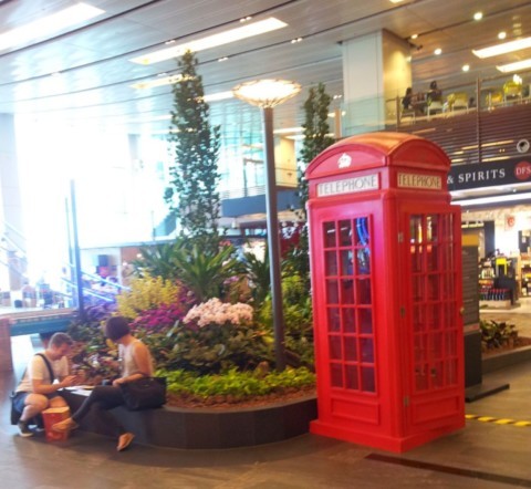 Telephone aeroport de Singapour