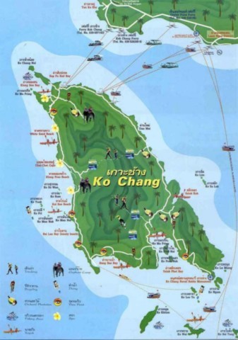 Plan de koh Chang