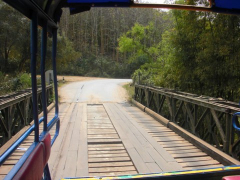 Tuk Tuk pour le retour à Luang Prabang