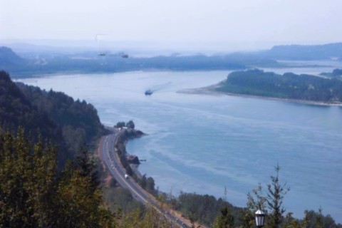 Embouchure de la Colombia river.