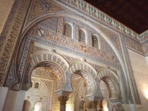 Real Alcázar de Sevilla façade mauresque