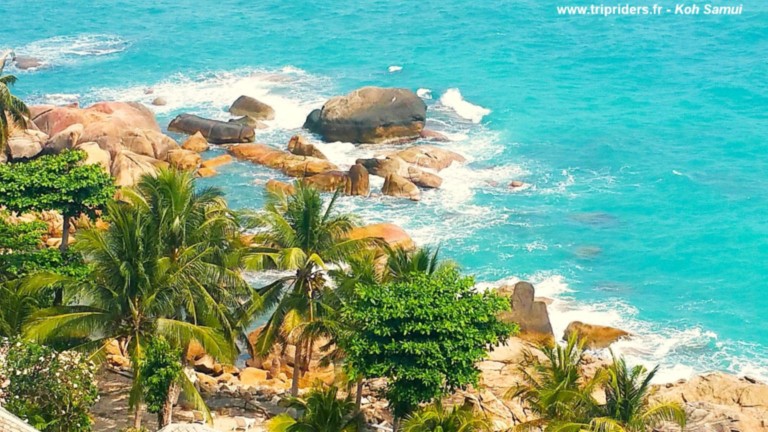 Côté Sud Est sur l'île de Koh Samui