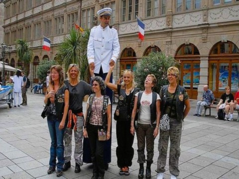 Run en Harley Davidson en Alsace.