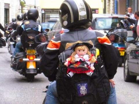 Run en Harley Davidson en Alsace.