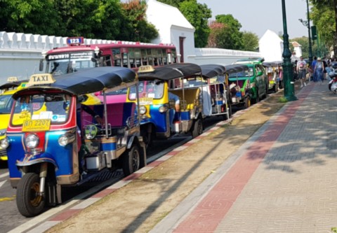 Balade en tuk tuk Balade en tuk tuk