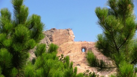 Sculpture de Crazy Horse