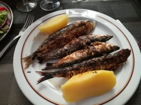 Assiette de sardines