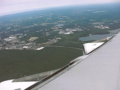 AF en approche de Boston
