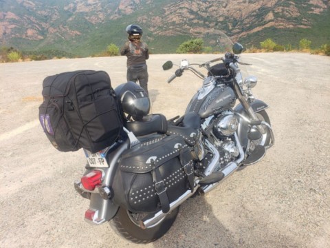 Harley Davidson Softail Héritage en Corse