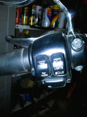 Commodo guidon gauche