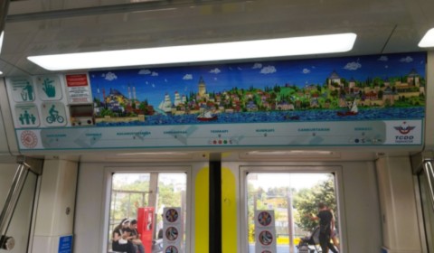 Ligne de metro U rouge ou T6.