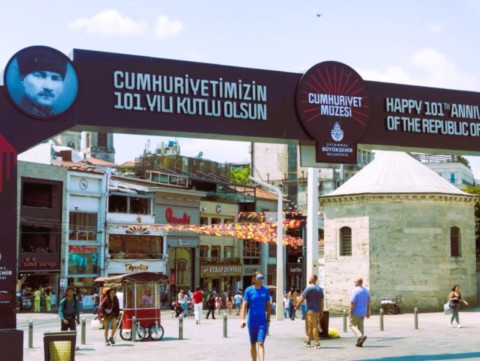 Entrée avenue Istikal