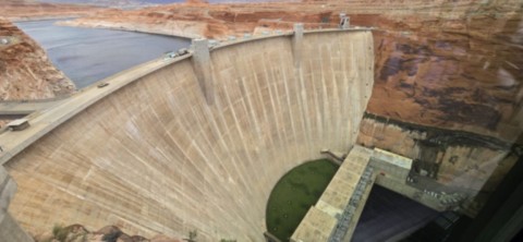 Las Powell, barrage Glen canyon