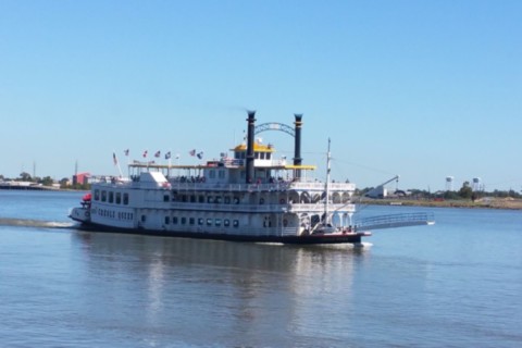 Bateau à Aubes sur le Mississippi