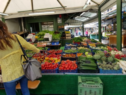 Etal de légumes