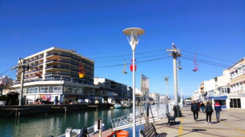 Palavas plages rive droite Palavas les deux rives du centre