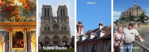 La France en 4 photos groupées