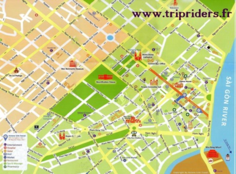 Carte touristique