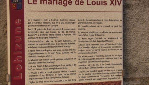 Ecrit sur le mariage de Louis XIV