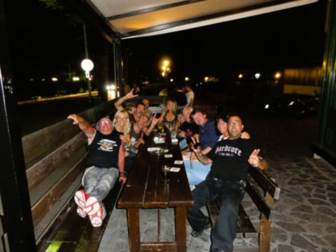 membres du run bikers à Salzbourg