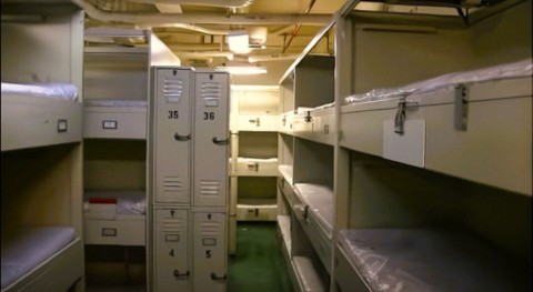 Dortoirs sur le porte-avions