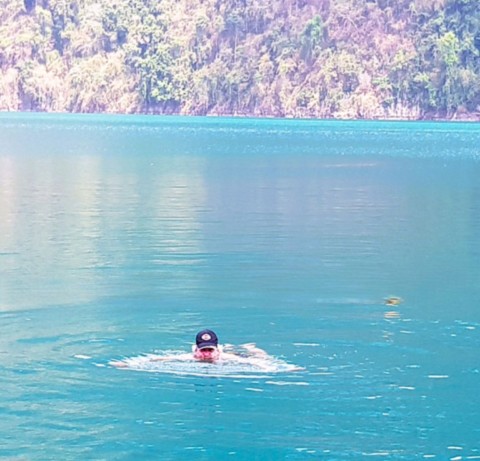 Baignade au lac