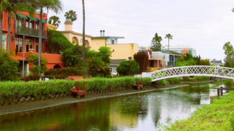 Canaux de Venice habités