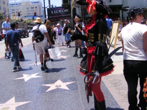 Animation au walk of fame